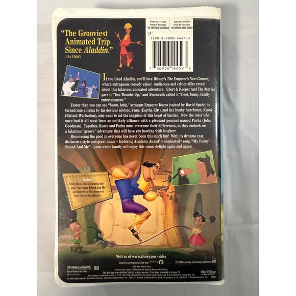 the emperor's new groove vhs - Picture 2 of 3